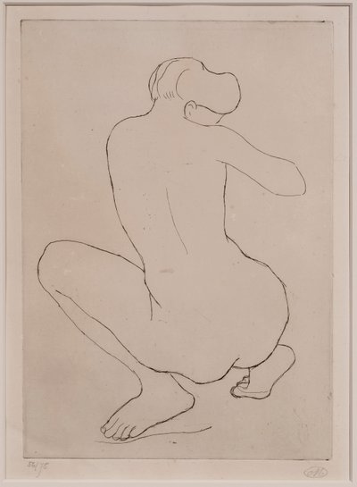 Kauernde Frau von Aristide Maillol